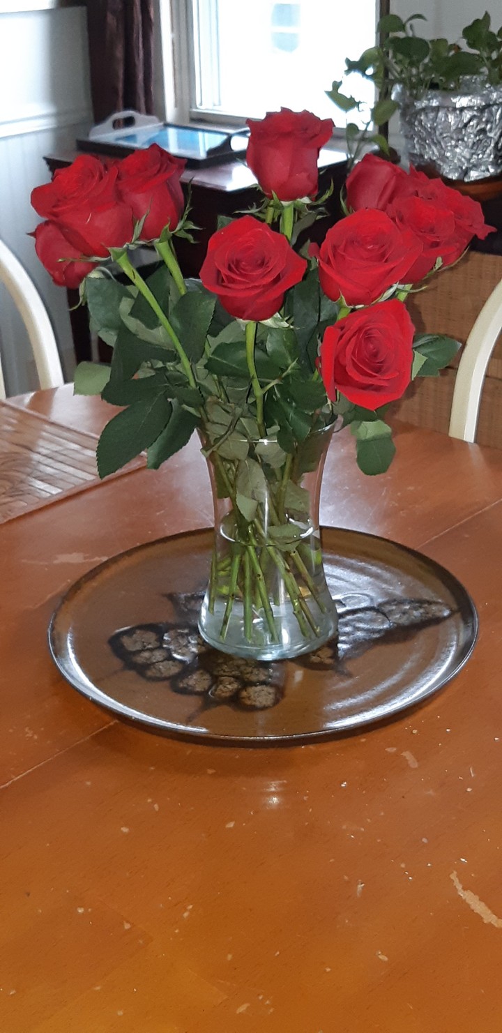 roses pour la fête des mères