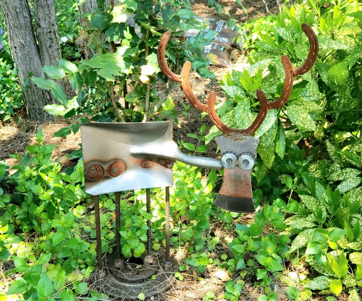 metal deer