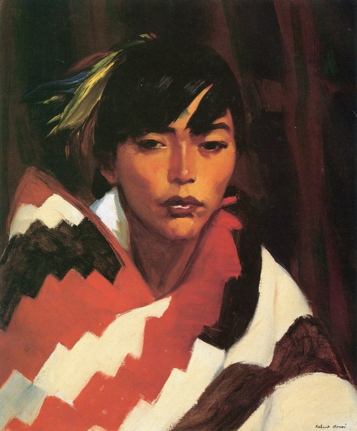 Indian, Ricardo, 1916, Robert Henri