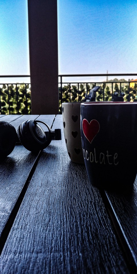 coffee with nephew