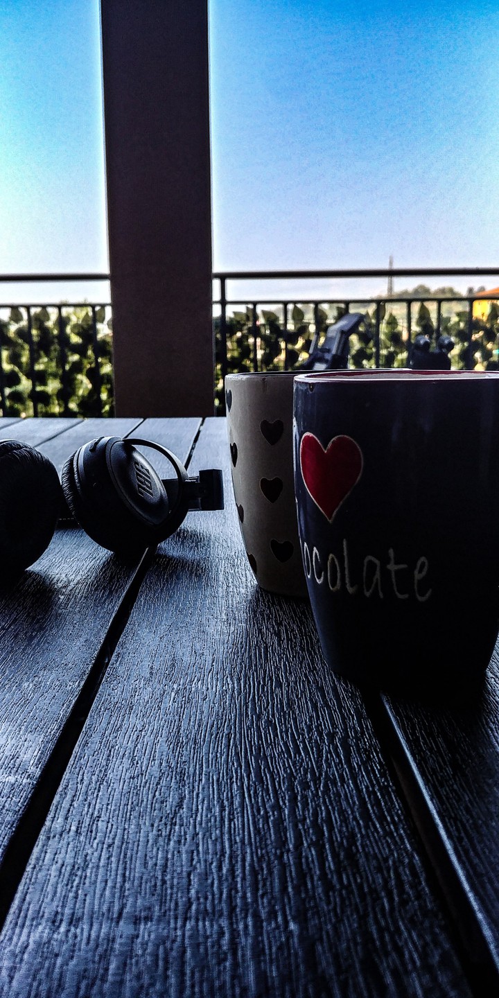coffee with nephew