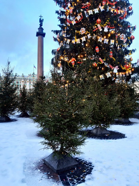 palace square in St. Petersburg