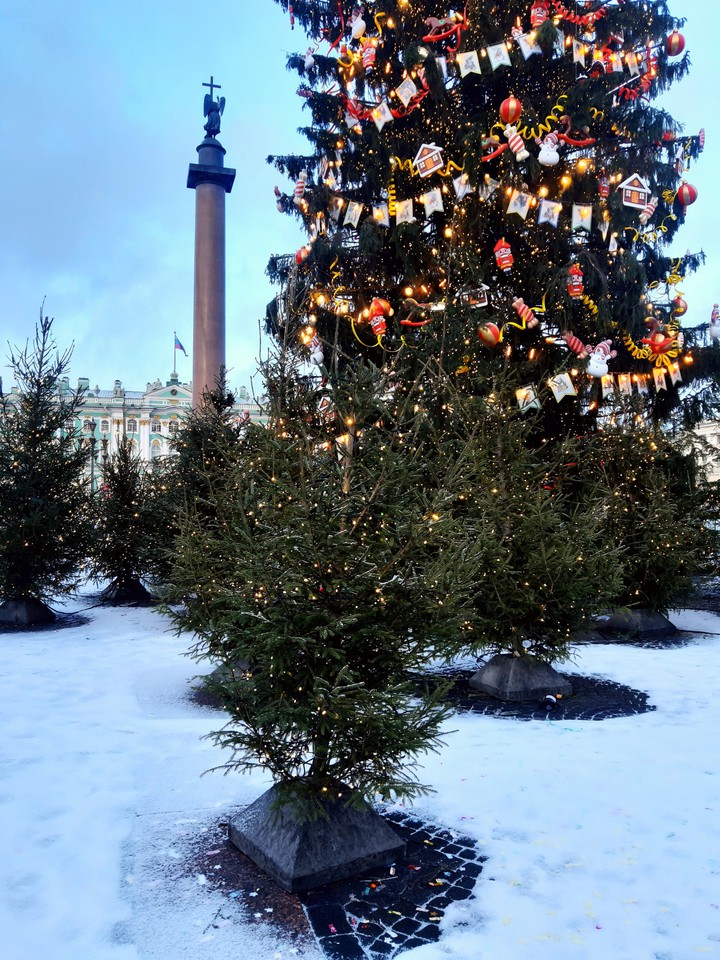 palace square in St. Petersburg