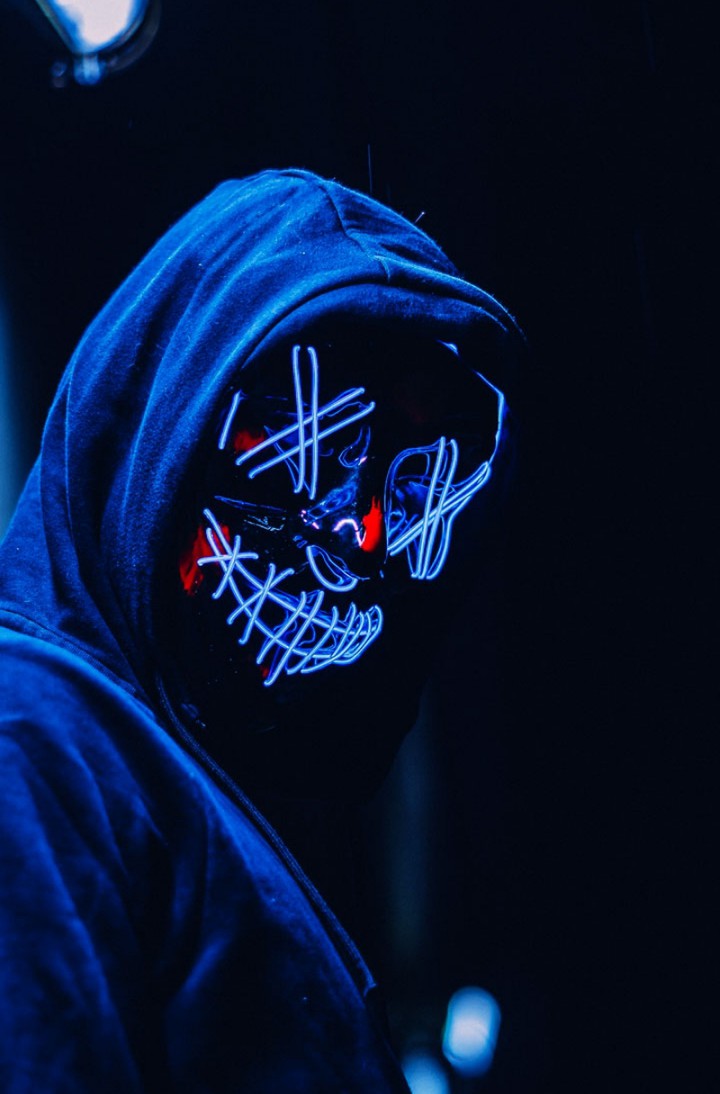 neon mask