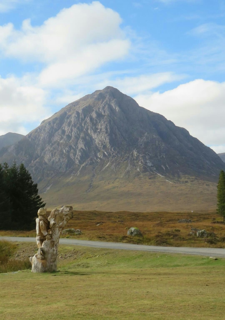 Mountain with soldier