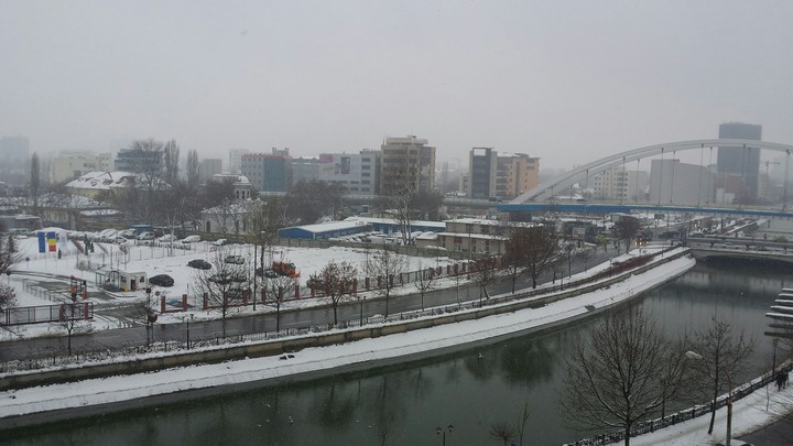 Bucharest during winter