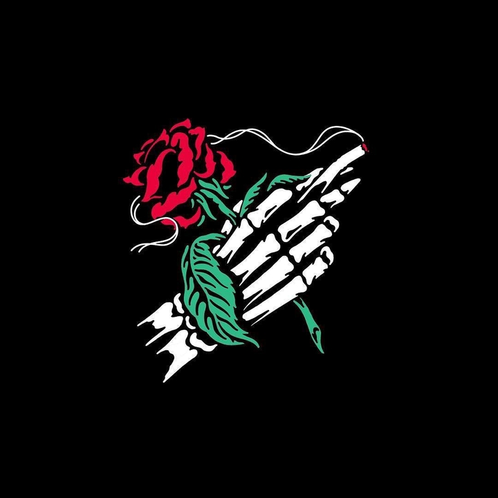 skull rose