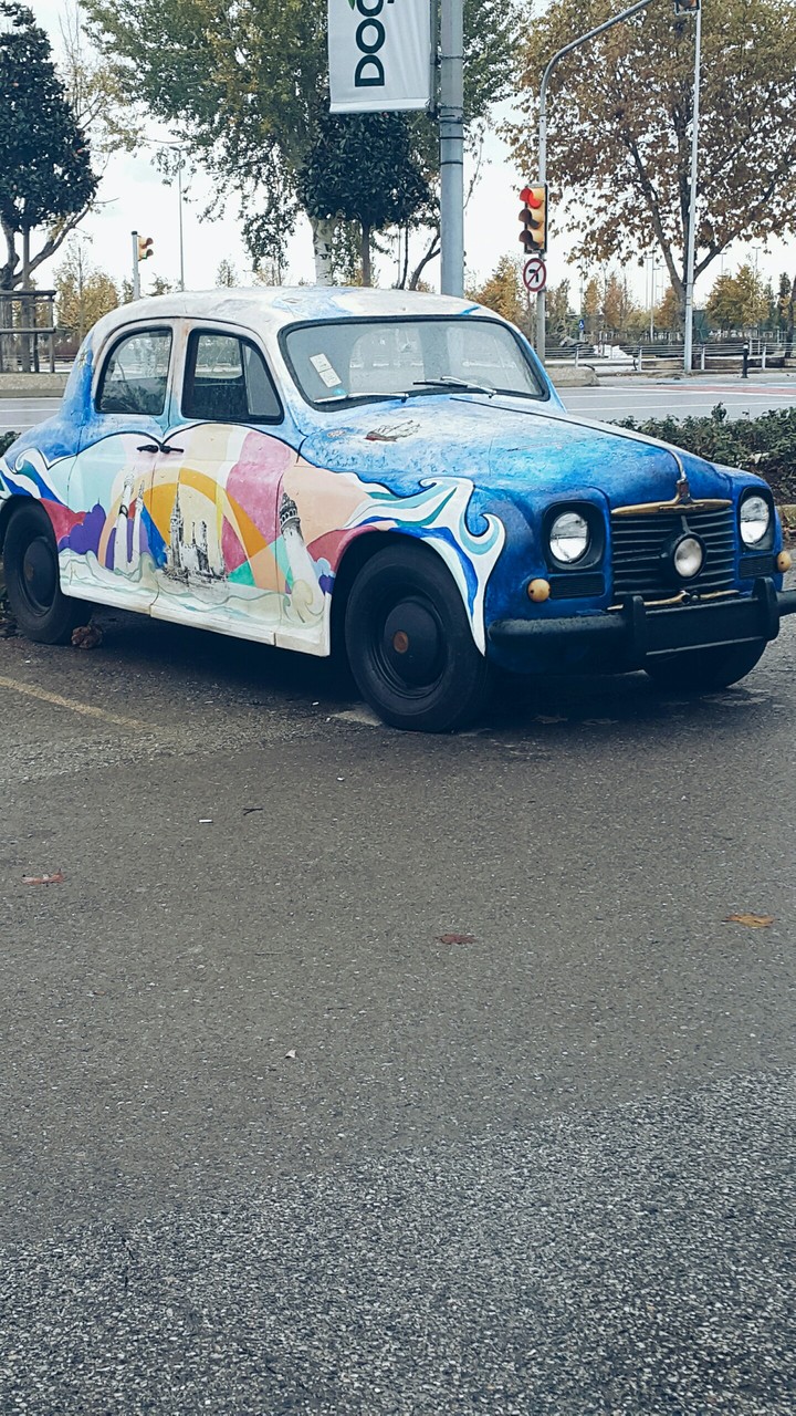 clourful car