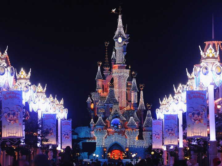 Disneyland in christmas