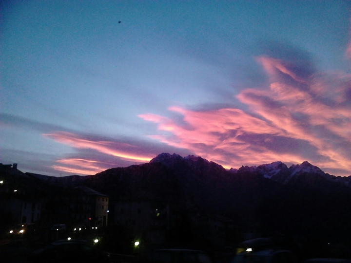 A sunset in Mountain