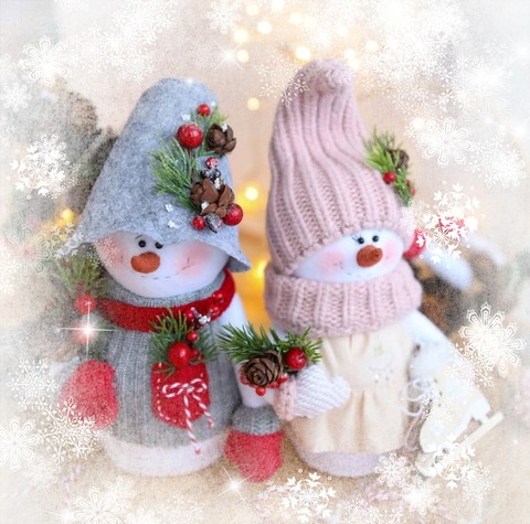 snowflakes, toy壁纸