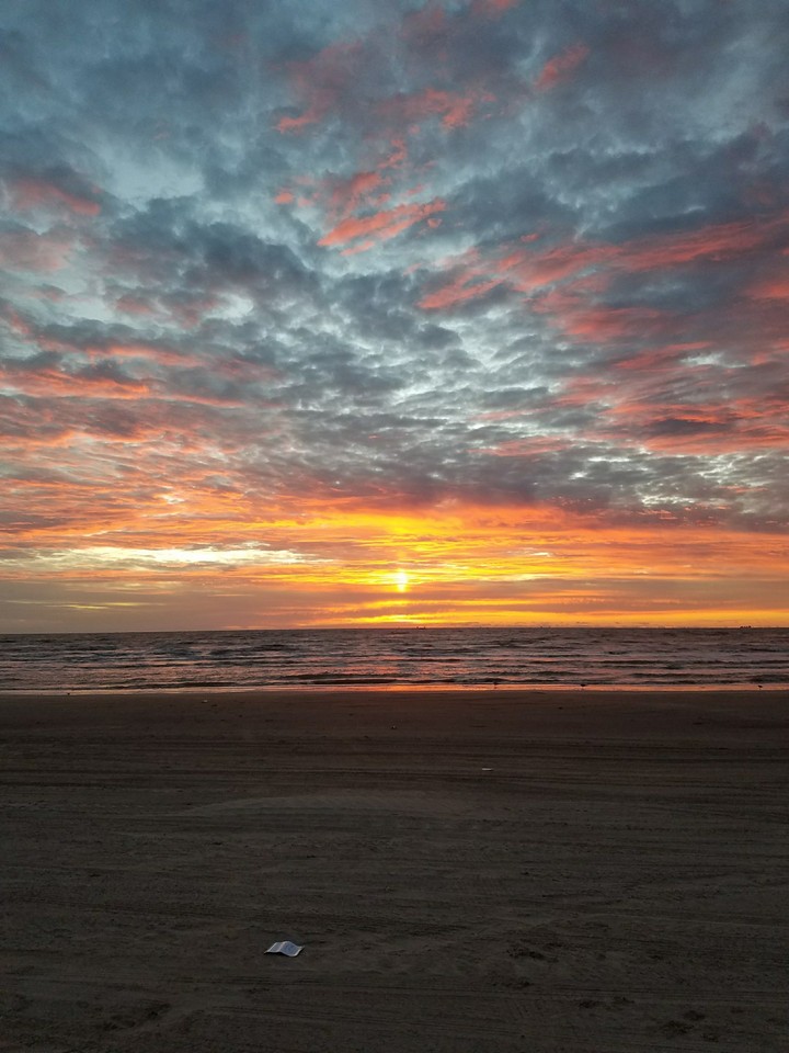 Sunrise on the beach