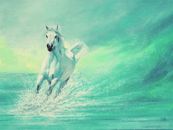 a horse