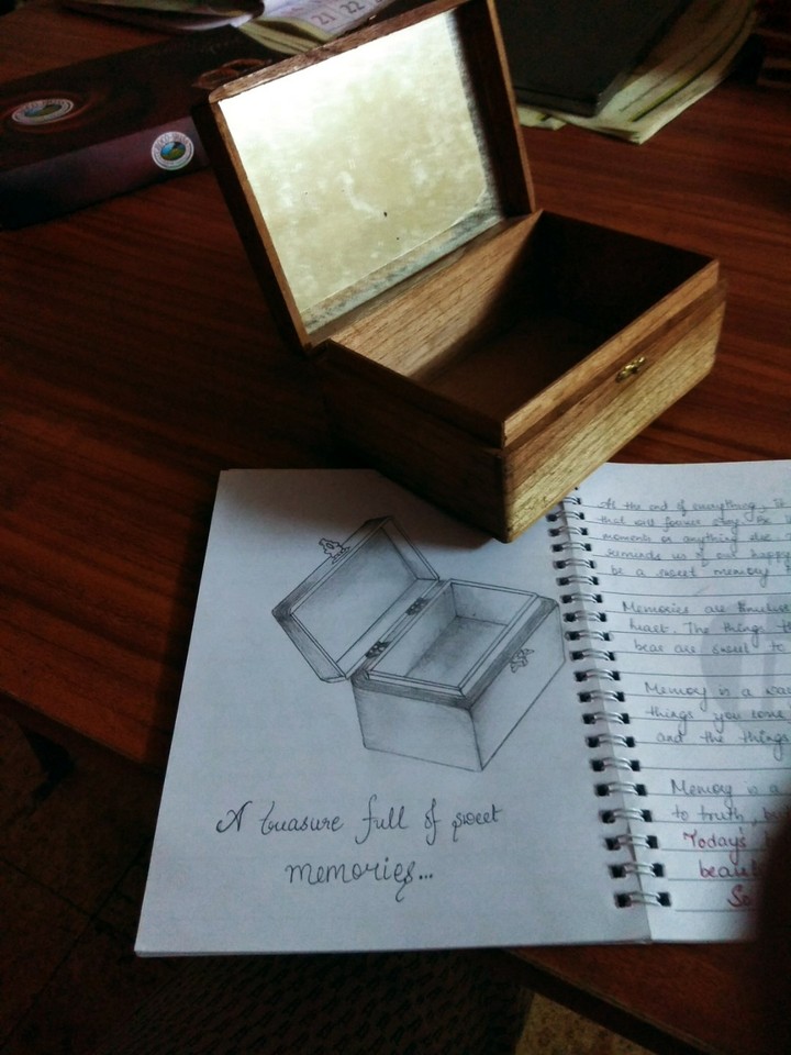 A treasure full of sweet memories - Pencil shading