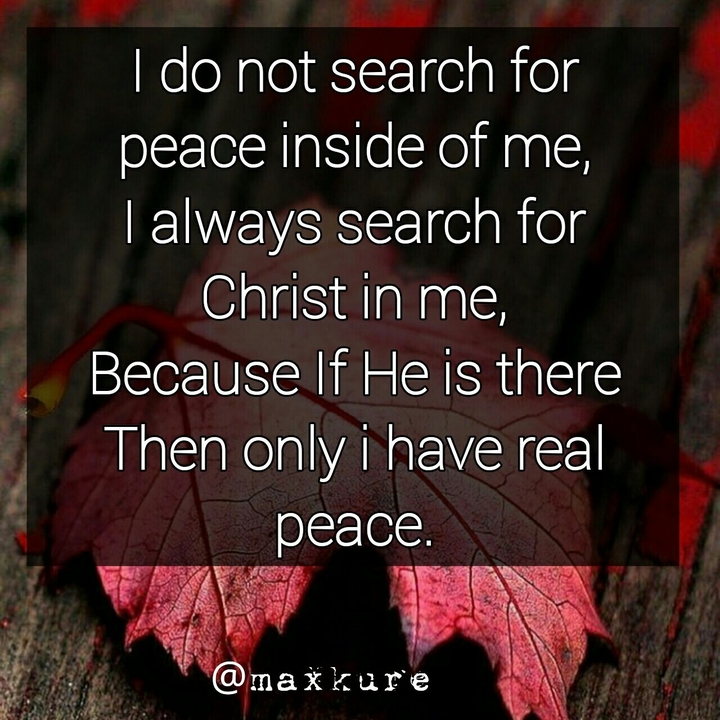 christ is peace