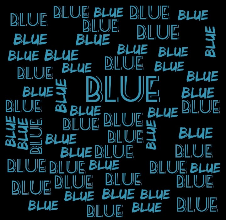 blue
