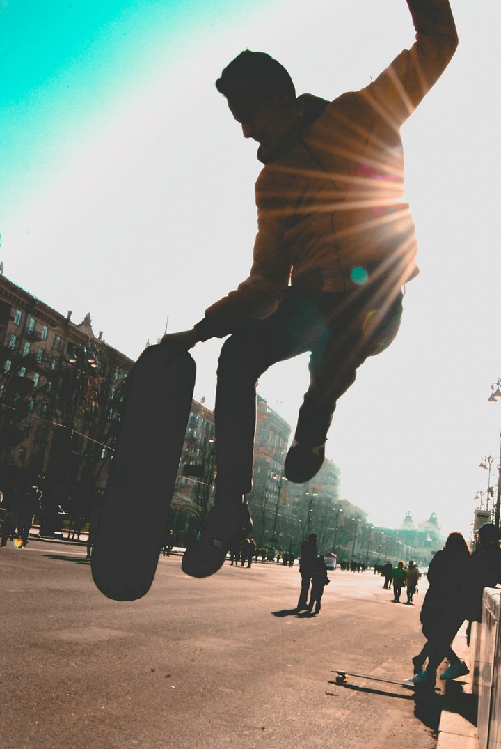 skateboarding in Kyiv