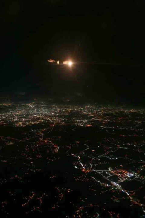 in the sky