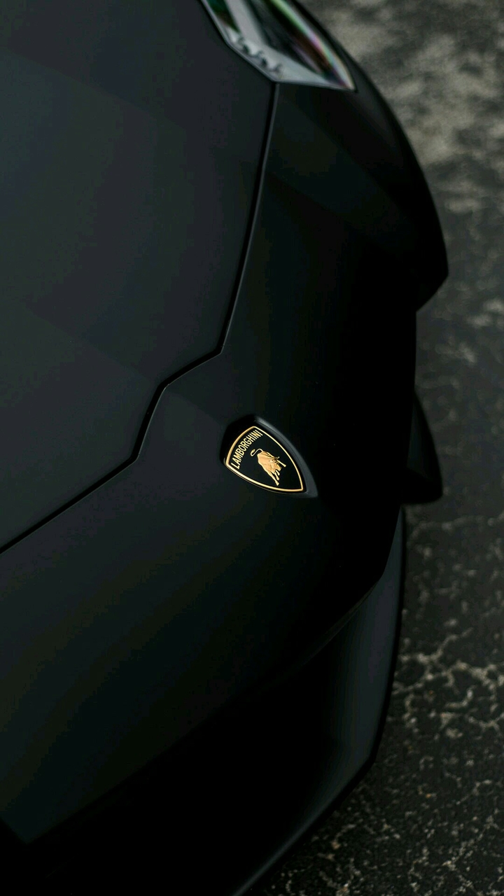 black Lamborghini