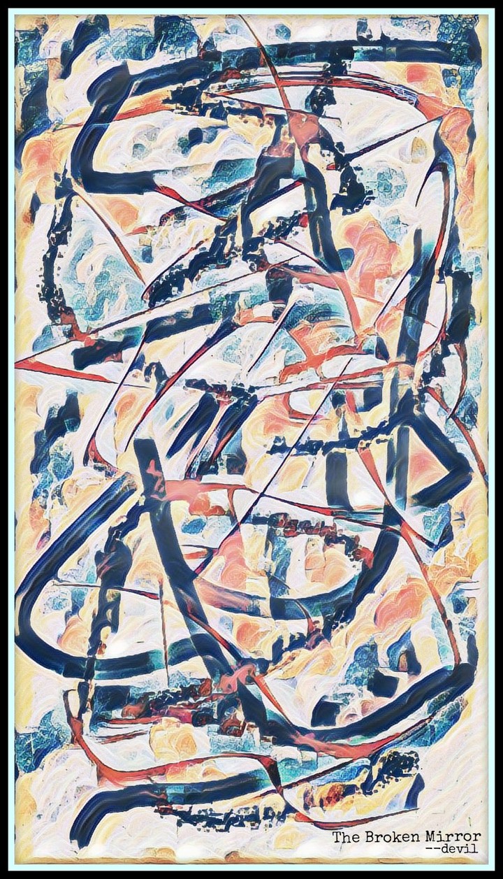 the broken mirror