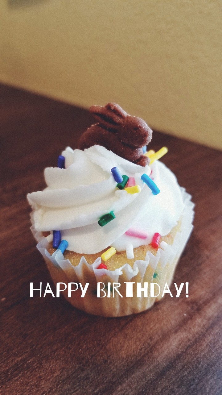 Birthday cupcake