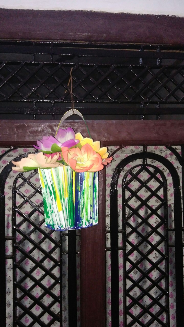 flowers, bucket