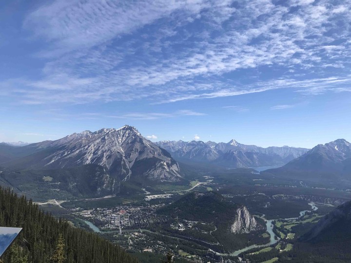 View from Banff Sulfur mountain