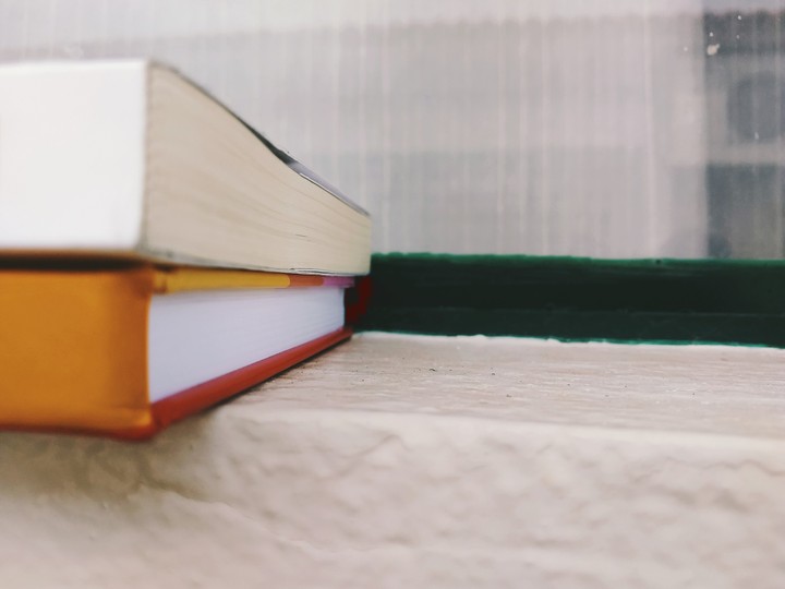 Two books and a window
