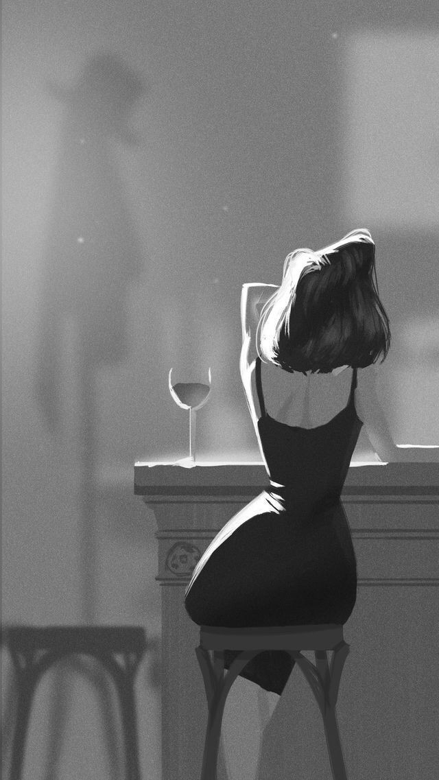 Girl in the Bar.