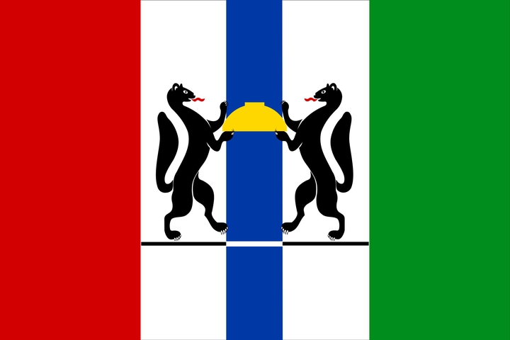 Flag of Novosibirsk oblast