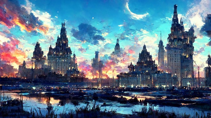 Blue Sunset