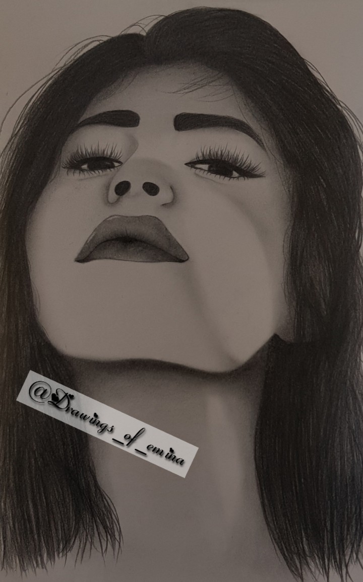 my drawing of kylie jenner