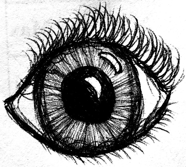 œil dessin artistique
