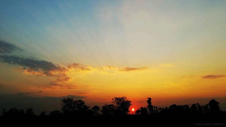 evening sky