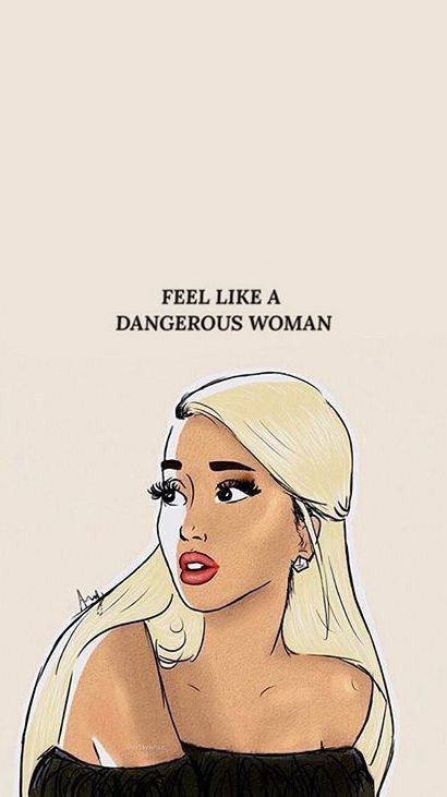 My Ariana Grande wallpaper ☁️ dangerous woman