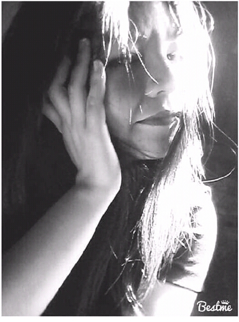 black and white