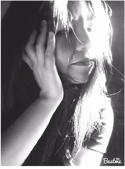 black and white