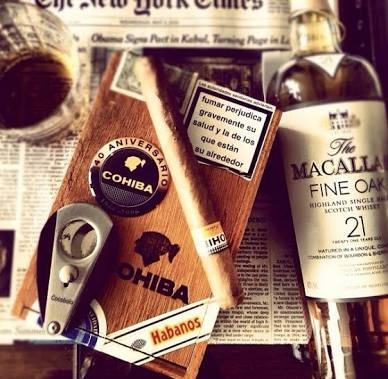 Whiskey and Cigar