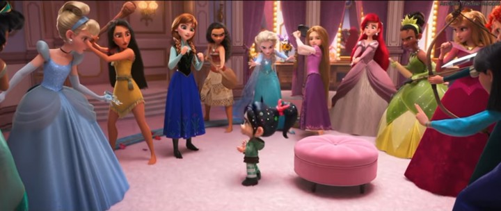 venellope with Disney's princesses