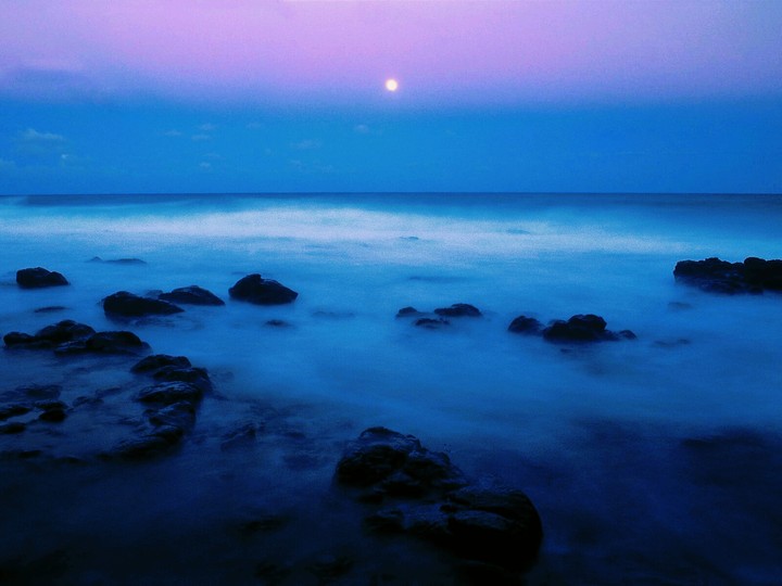seaside sunset