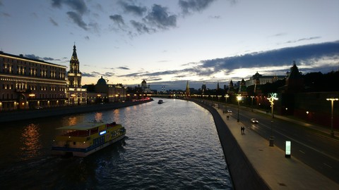 Moscow at dusk