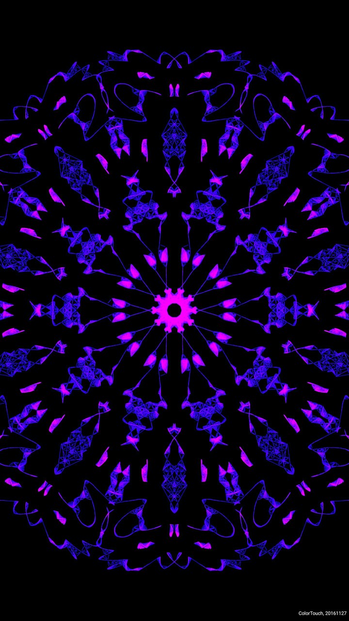 blue and pink