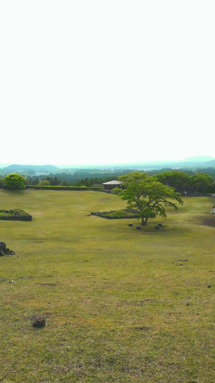 Sangumburi, natural site of S.Korea