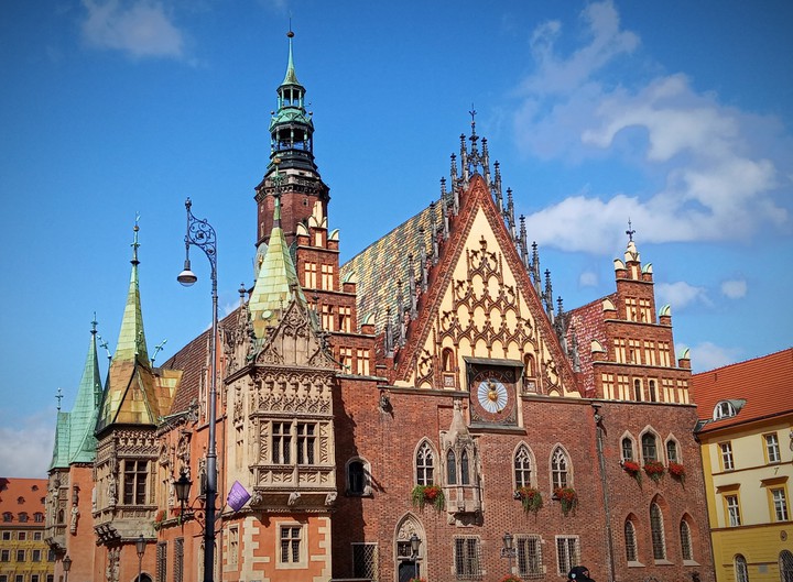 Wrocław Town Hall on main square