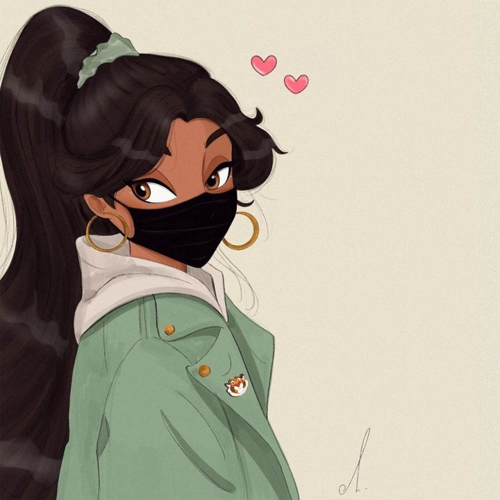 JASMINE WITH MASK