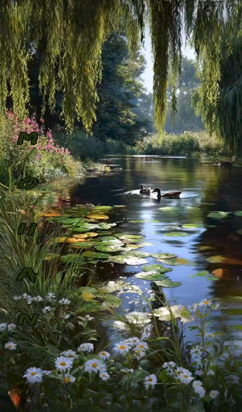 Garden, watercourse háttérképek