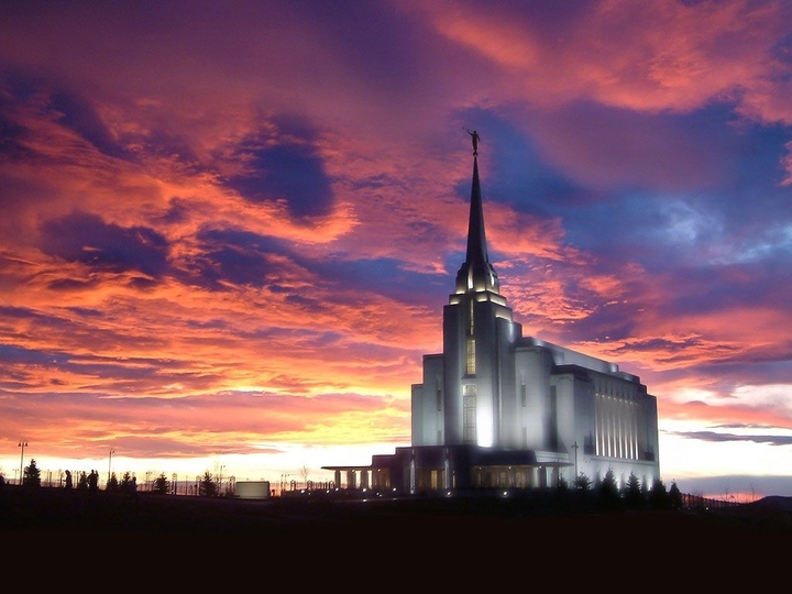 Mormon temple