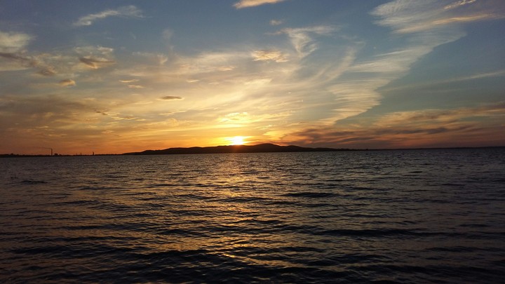 Beautiful sunset sun