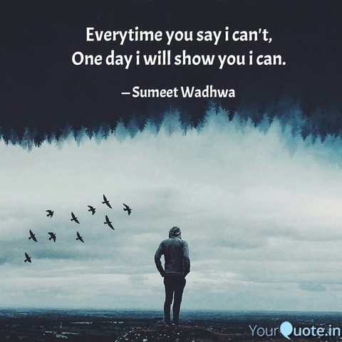 I can