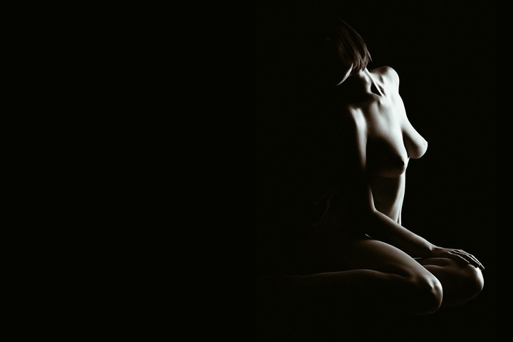 The black and white lady